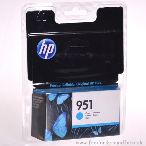 HP 951 Cyan blkpatron (Udlbsdato 2018)