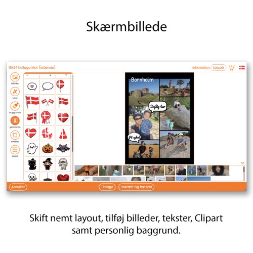 Personlig fotokollage