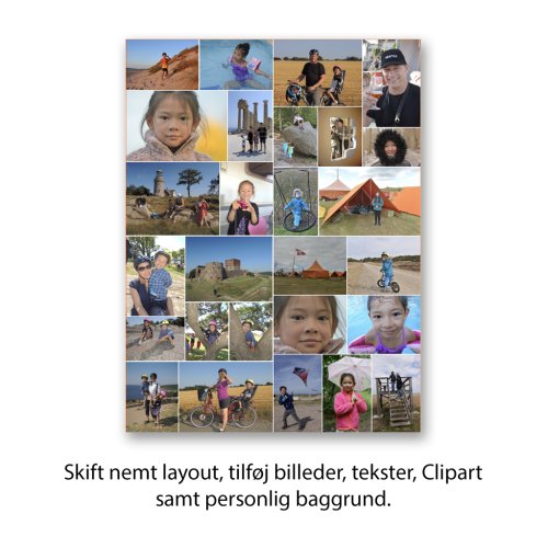 Personlig fotokollage