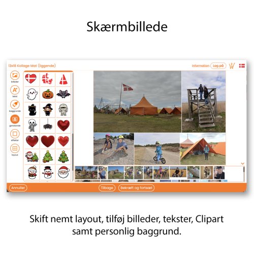 Personlig fotokollage