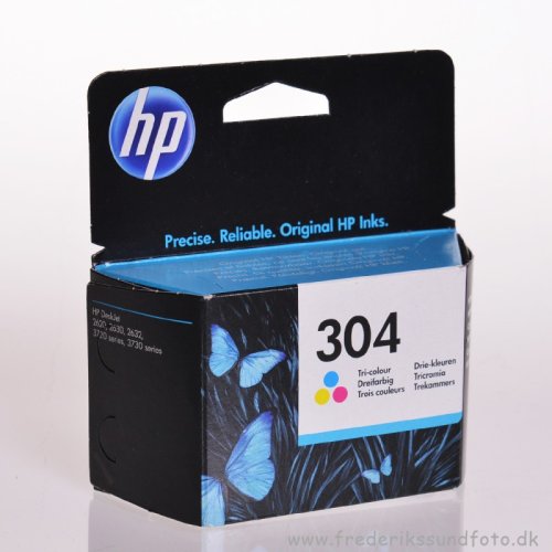 HP 304 farve bl�kpatron