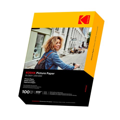 Kodak 10x15 Glossy Fotopapir 100 ark 230g